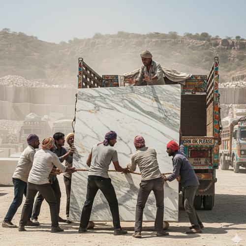Welcome To Shiva Marble Granite Loading & Unloading Labour Contractor